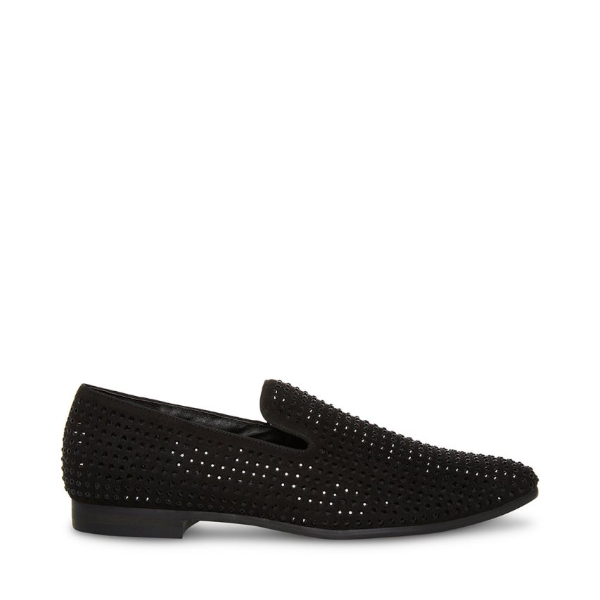 Black Steve Madden Cavia Men\'s Loafers | PH 4823G16W